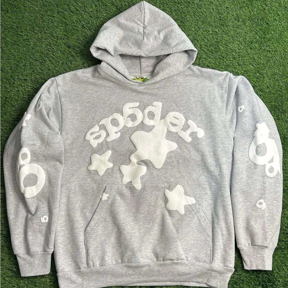 SP5DER hoodies black punk/ açaí/ grey beluga / yellow beluga - Picture 1 of 5